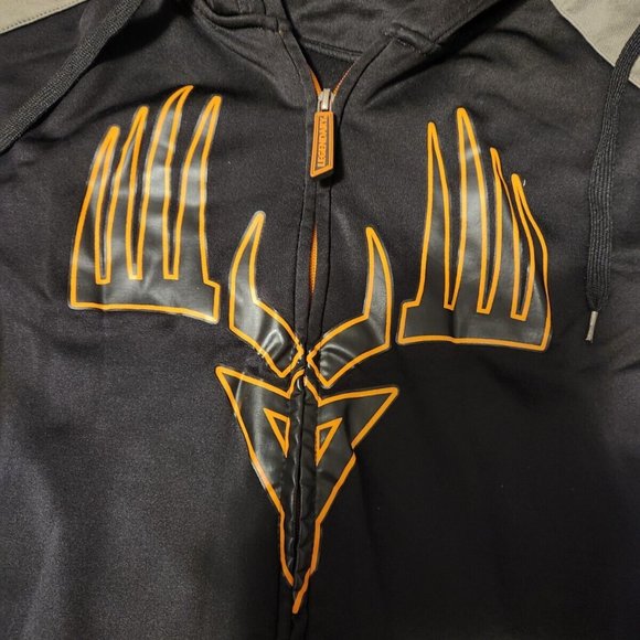 Legendary Whitetails Zip Hoodie Mens Size XL-T Green Black - Picture 2 of 9